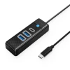 USB Hub Orico PWC2U-C3 3-портовий 2xUSB-A 3.0 1xUSB-C 3.0 0.15m Black (6941788855441)