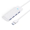 Хаб USB Orico PAPW4A-U3 4-портовий 4x USB-A 3.0 1.8м White (PAPW4A-U3)