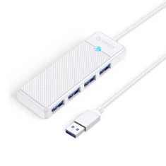 Хаб USB Orico PAPW4A-U3 4-портовий 4x USB-A 3.0 1.8м White (PAPW4A-U3)