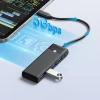 Хаб USB Orico PAPW4A-C3 4-портовий 4x USB-A 3.0 0.15м Black (PAPW4A-C3)