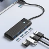 Хаб USB Orico PAPW4A-C3 4-портовий 4x USB-A 3.0 0.15м Black (PAPW4A-C3)