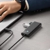 Хаб USB Orico PAPW4A-C3 4-портовий 4x USB-A 3.0 0.15м Black (PAPW4A-C3)