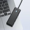 Хаб USB Orico PAPW4A-C3 4-портовий 4x USB-A 3.0 0.15м Black (PAPW4A-C3)