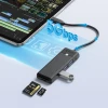 USB Hub Orico PAPW3AT-C3 4-портовий 3x USB-A 3.0 + картридер microSD/SD 1м Black (6941788869325)