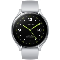 Смарт-годинник Xiaomi Watch 2 32GB Silver Case Gray TPU Strap (6941812764404)