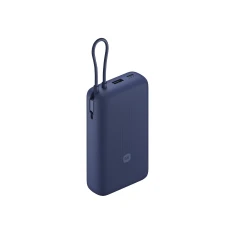 Портативний зарядний пристрій Xiaomi 33W 20000 mAh з вбудованим кабелем USB-C Blue (6941812795651)