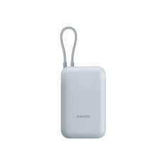 Портативний зарядний пристрій Xiaomi 10000 mAh з вбудованим кабелем USB-C Ice Blue (6941812797501)