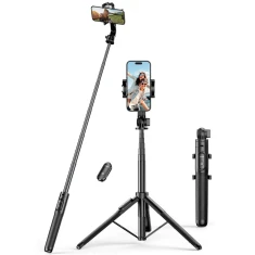 Універсальний штатив Ugreen with Stand and Bluetooth Remote Control 1.5m Black (6941876210626)