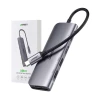USB-хаб Ugreen CM195 5-in-1 USB-C to 2xUSB-A/HDMI/SD/TF PD Silver (15214)