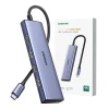 USB-хаб Ugreen CM511 6-in-1 USB-C to 3xUSB-A/HDMI/SD/TF Silver (20956A)