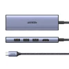 USB-хаб Ugreen CM511 6-in-1 USB-C to 3xUSB-A/HDMI/SD/TF Silver (20956A)