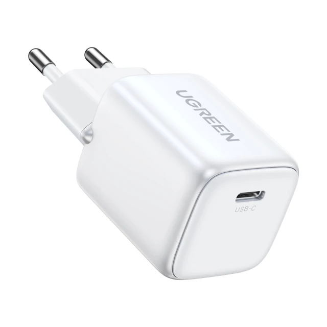 Мережевий зарядний пристрій Ugreen Nexode Mini CD318 20W USB-C White (15324)