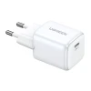 Мережевий зарядний пристрій Ugreen Nexode Mini CD318 20W USB-C White (15324)