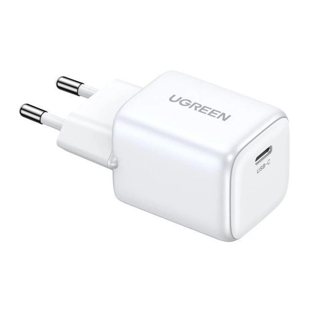 Мережевий зарядний пристрій Ugreen Nexode Mini CD318 20W USB-C White (15324)