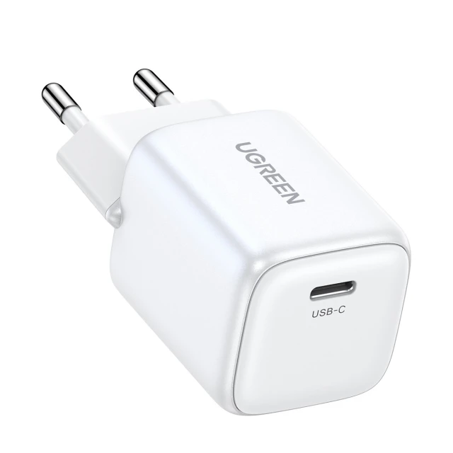 Мережевий зарядний пристрій Ugreen Nexode Mini CD319 PD 30W USB-C White (15326)