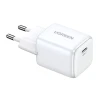 Мережевий зарядний пристрій Ugreen Nexode Mini CD319 PD 30W USB-C White (15326)