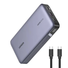 Портативний зарядний пристрій Ugreen PB205 25000mAh PD 145W USB-A | 2x USB-C Grey (6941876213528)