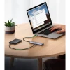 USB-хаб Ugreen 4-in-1 USB-C to 2xUSB-A/2хUSB-C Grey (15395-ugreen)