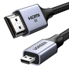 Кабель Ugreen HD164 micro HDMI to HDMI 8K 1m Black (15516)