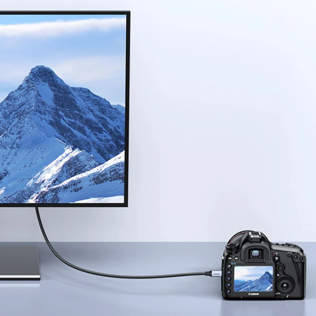Кабель Ugreen HD164 micro HDMI to HDMI 8K 2m Grey (15517-ugreen)