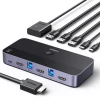 Перемикач KVM Ugreen CM664 HDMI 2в1 Black (15707)