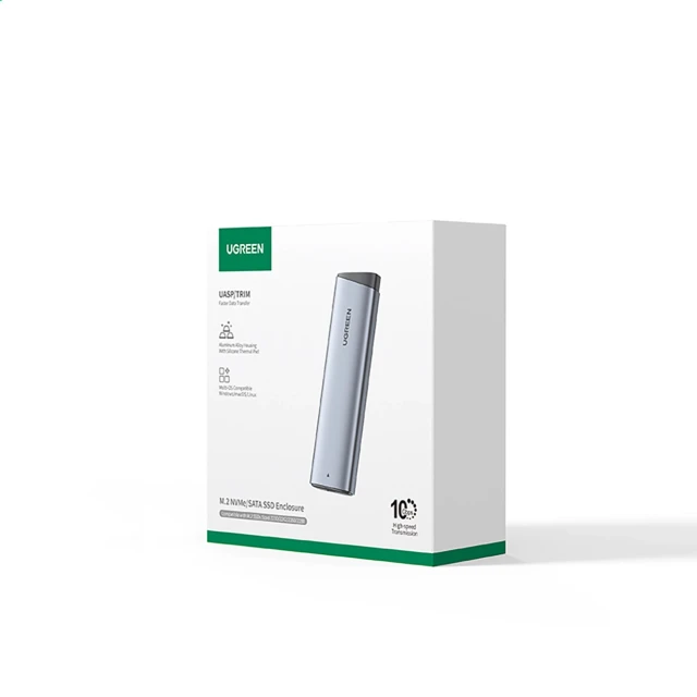 Obudowa SSD M.2 NVMe/SATA Ugreen CM767 2TB USB-C 3.1 G (15813)