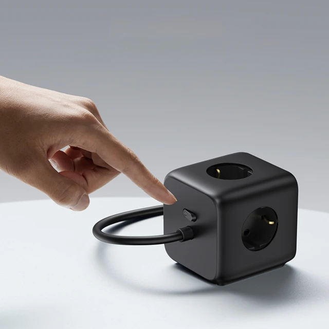 Мережевий подовжувач Ugreen 2x USB-C/2x USB-A/3x AC 65W Black (6941876221264)