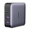 Мережевий зарядний пристрій Ugreen CD327 Nexode GaN FC/QC/PD 65W 2xUSB-A | 2xUSB-C Grey (90747B)