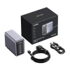 Мережевий зарядний пристрій Ugreen CD333 Nexode 300W GaN USB-A  | 4x USB-C with Cable USB-C Black (6941876221820)