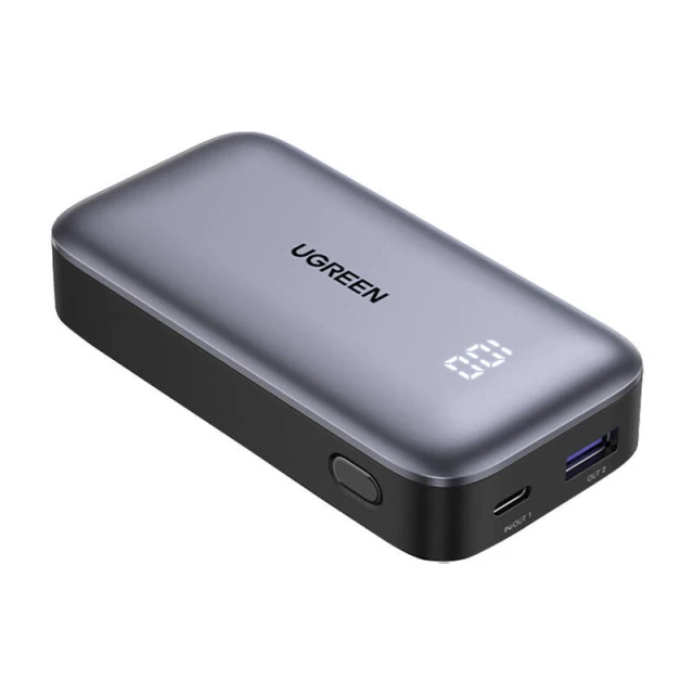 Портативний зарядний пристрій Ugreen Nexode PB502 10000mAh PD 30W USB-A | USB-C Black (6941876221851)