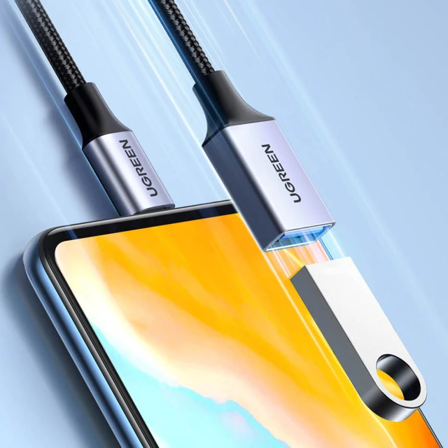 Адаптер Ugreen USB-C to USB-A 5Gb/s 0.15m Black (6941876222285)