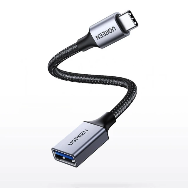 Адаптер Ugreen USB-C to USB-A 5Gb/s 0.15m Black (6941876222285)