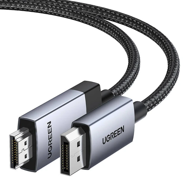 Кабель Ugreen DisplayPort to HDMI 4K 60Hz 3m Black (6941876224913)
