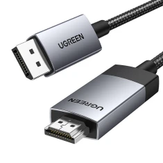 Кабель Ugreen DisplayPort to HDMI 4K 60Hz 3m Black (6941876224913)