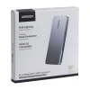 Корпус для жорсткого диска Ugreen CM777 NVMe/SATA USB-C with USB-C Cable Black (6941876226658)
