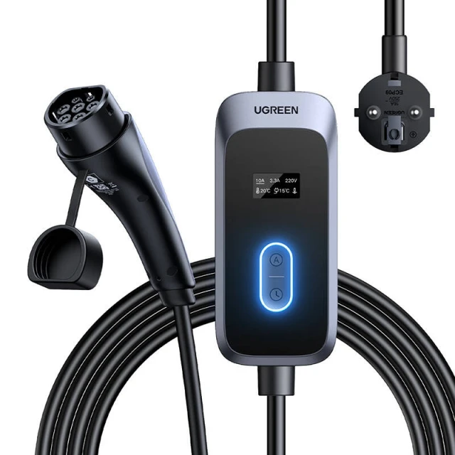 Зарядна станція для електромобіля Ugreen EV706 3.5kW 16A IP67 | IP55 5m (6941876228324)