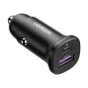 Автомобільний зарядний пристрій Ugreen EC305 USB-C | USB-A Black (6941876228454)