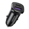 Автомобільний зарядний пристрій Ugreen EC305 USB-C | USB-A Black (6941876228454)
