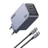 Мережевий зарядний пристрій Ugreen Nexode Pro 100W GaN USB-A | 2x USB-C Grey (6941876228744)