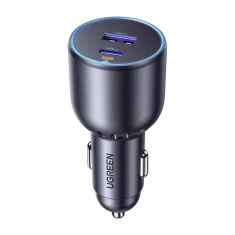 Автомобильное зарядное устройство Ugreen EC701 USB-C| USB-A Black (6941876230235)