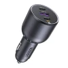 Автомобільний зарядний пристрій Ugreen EC705 2x USB-C | USB-A Black (6941876230259)