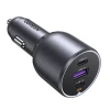 Автомобільний зарядний пристрій Ugreen EC705 2x USB-C | USB-A Black (6941876230259)