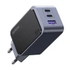 Мережевий зарядний пристрій Ugreen Nexode Air 65W USB | 2x USB-C Grey (6941876230426)