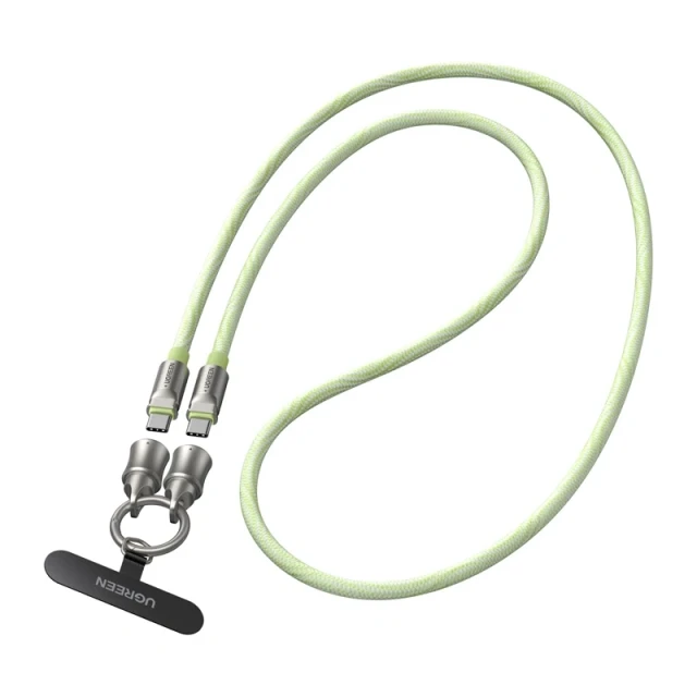 Кабель Ugreen L508 USB-C 1.2m 60W Green (35500)