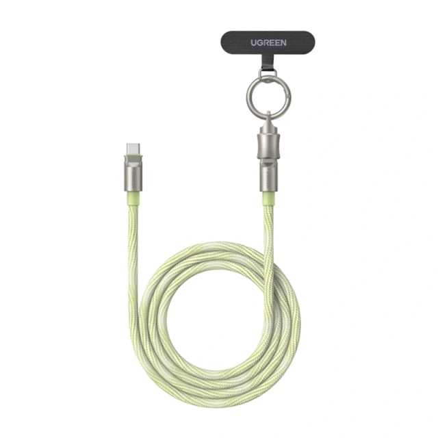 Кабель Ugreen L508 USB-C 1.2m 60W Green (35500)