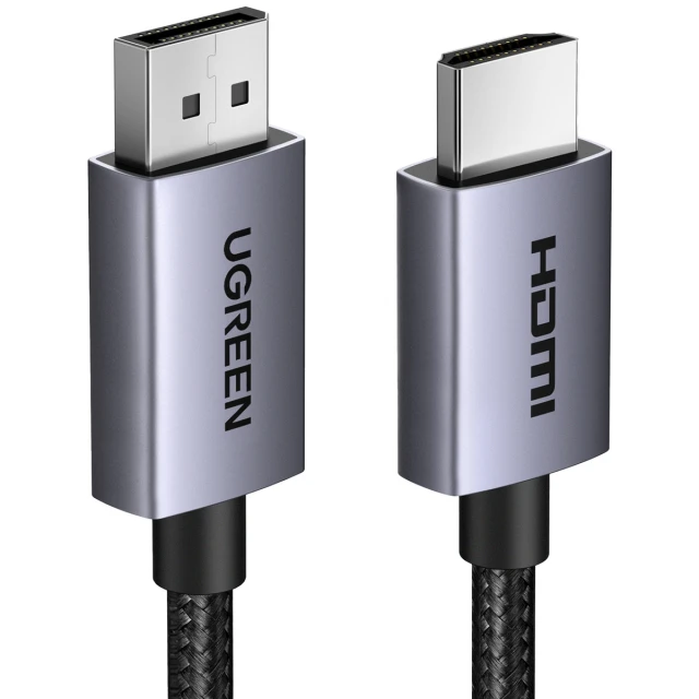 Кабель Ugreen DP123 DisplayPort to HDMI 4K 30Hz 1.5m (35841)