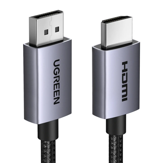 Кабель Ugreen DP123 DisplayPort to HDMI 4K 30Hz 2m (35842)