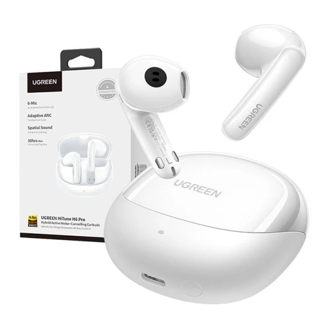 Бездротові навушники Ugreen HiTune H6 Pro WS203 White (6941876238736)