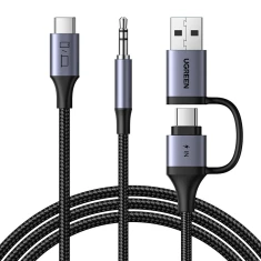 Аудіо-адаптер Ugreen USB-C to Jack 3.5mm | USB-C | USB-A (6941876240098)