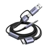 Аудіо-адаптер Ugreen USB-C to Jack 3.5mm | USB-C | USB-A (6941876240098)